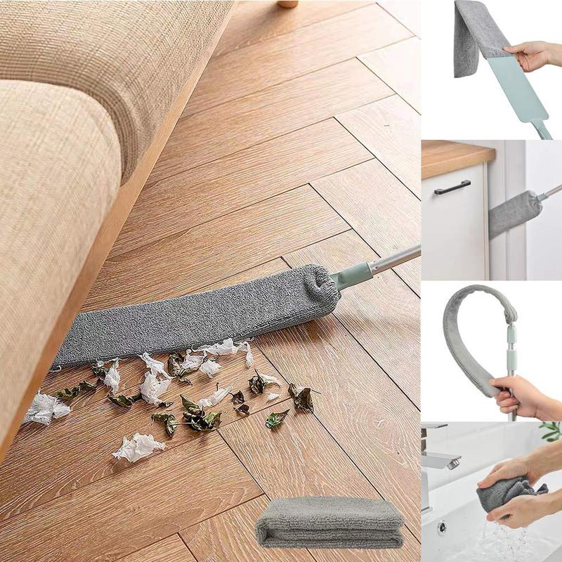 Retractable Gray Crevice Duster Duster Brush