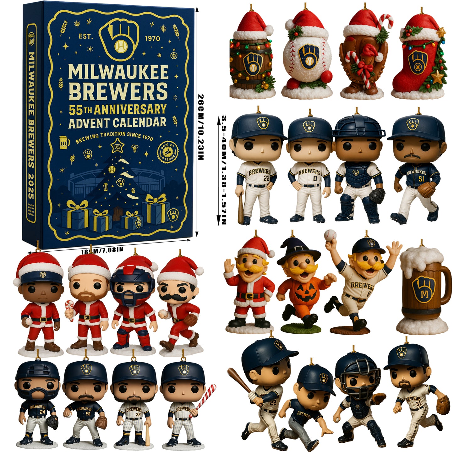 Milwaukee Brewers 55th Anniversary Advent Calendar 2025