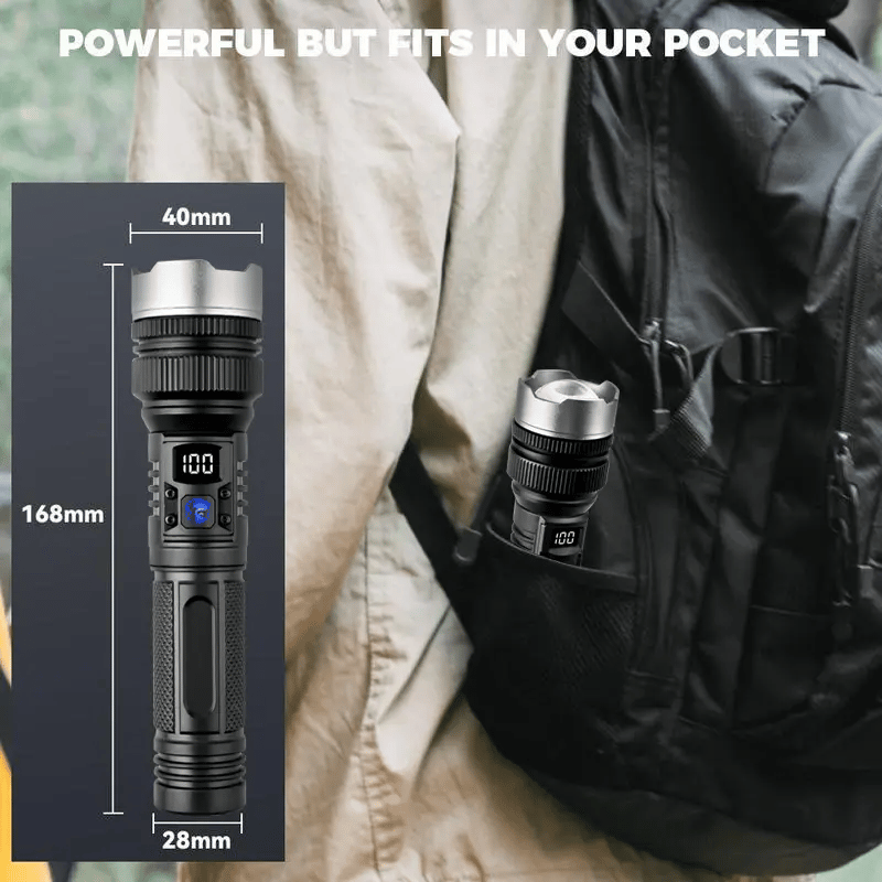 Essential 2-in-1 Power Bank and Flashight for Emergencies
