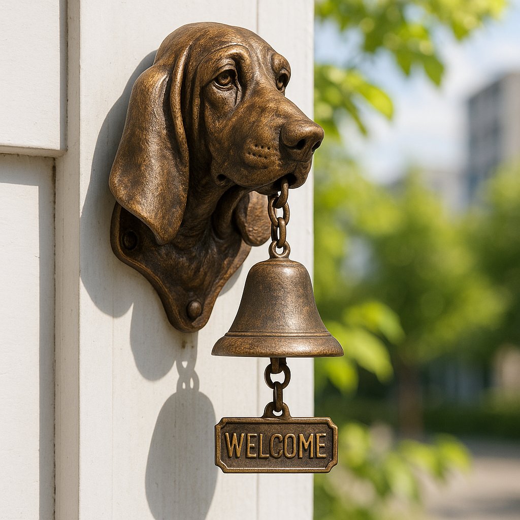 German Shepherd Welcome Bell