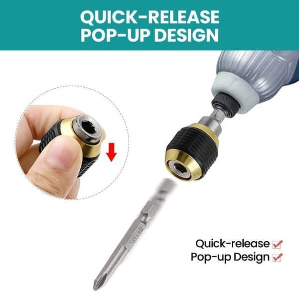 (๐2025 New Year Hot Sale๐)Quick-release Hexagon Drill Bit Coupling