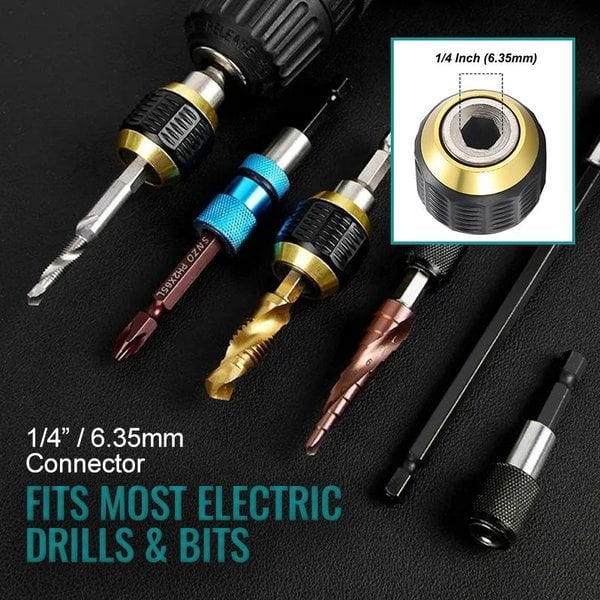 (๐2025 New Year Hot Sale๐)Quick-release Hexagon Drill Bit Coupling