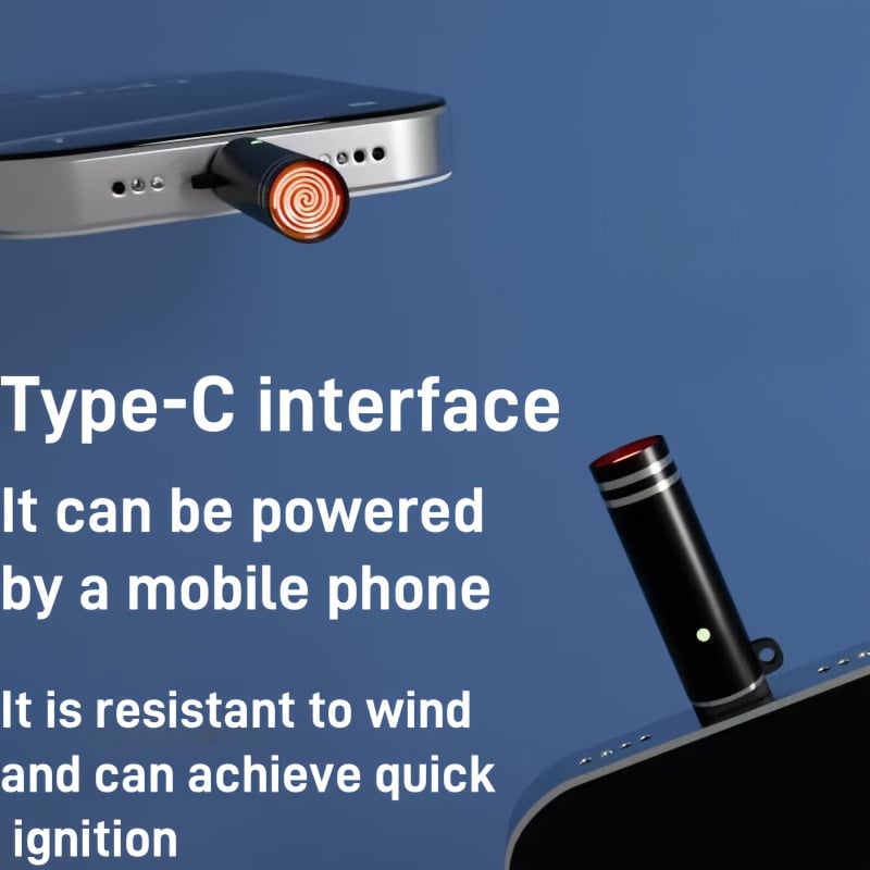 Portable Type-C Mini Emergency Lighter