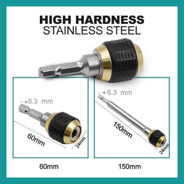 (๐2025 New Year Hot Sale๐)Quick-release Hexagon Drill Bit Coupling