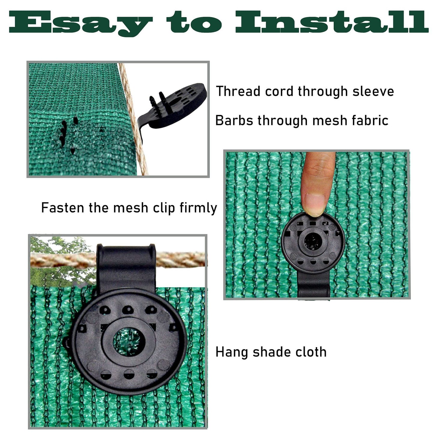 Garden Expert Shade Cloth Clips