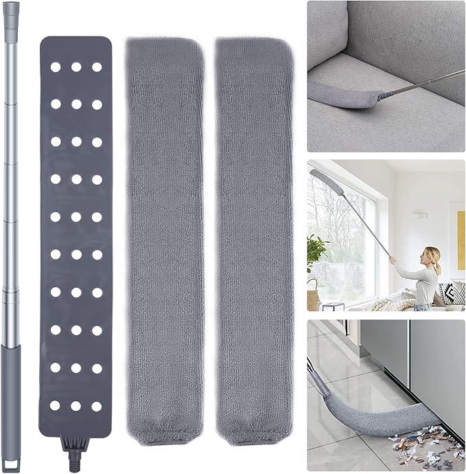 Retractable Gray Crevice Duster Duster Brush