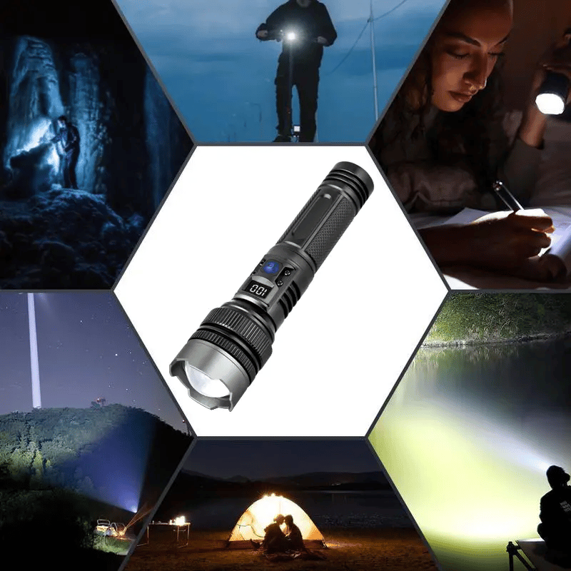 Essential 2-in-1 Power Bank and Flashight for Emergencies