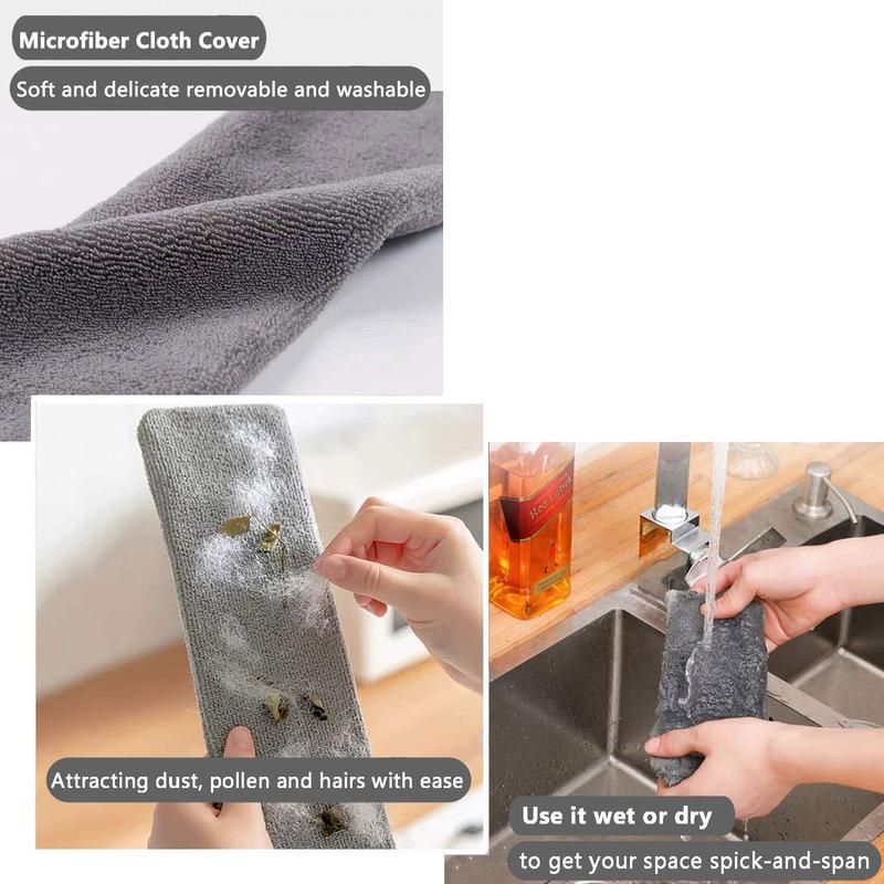 Retractable Gray Crevice Duster Duster Brush