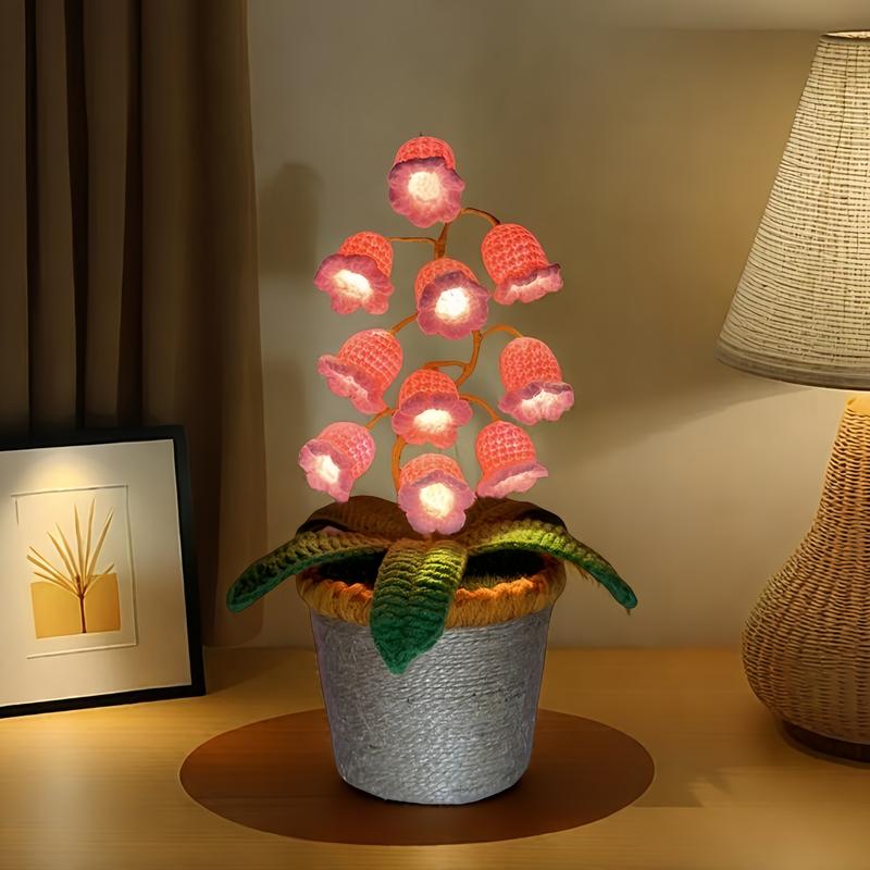 Handmade Crochet Lily Night Light