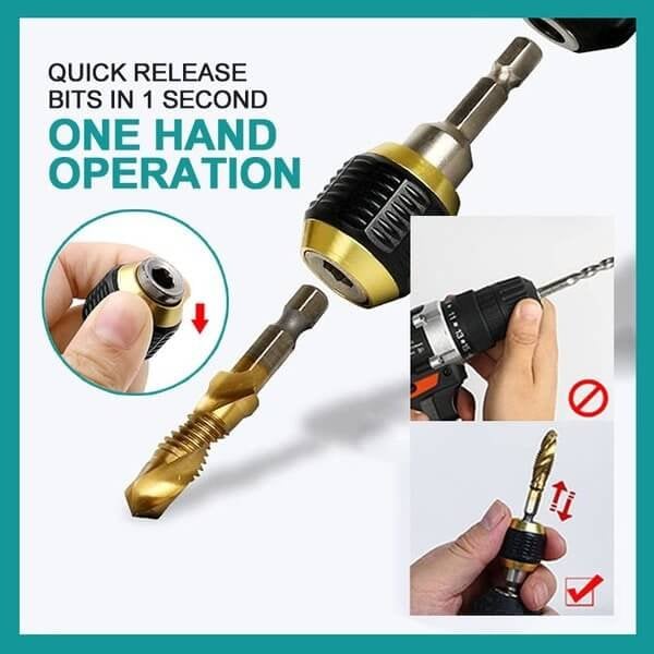 (๐2025 New Year Hot Sale๐)Quick-release Hexagon Drill Bit Coupling