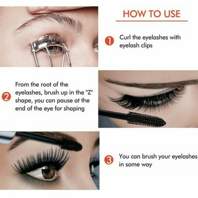 Waterproof Silk Fibre Thick Lengthening Mascara