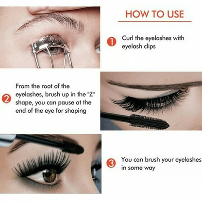 Waterproof Silk Fibre Thick Lengthening Mascara