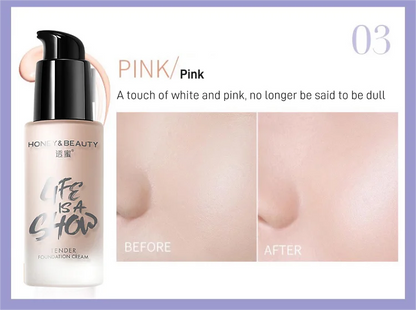 Burst water drop base cream