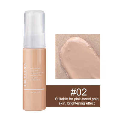 🔥 Professional Makeup Concealer Liquid Foundation