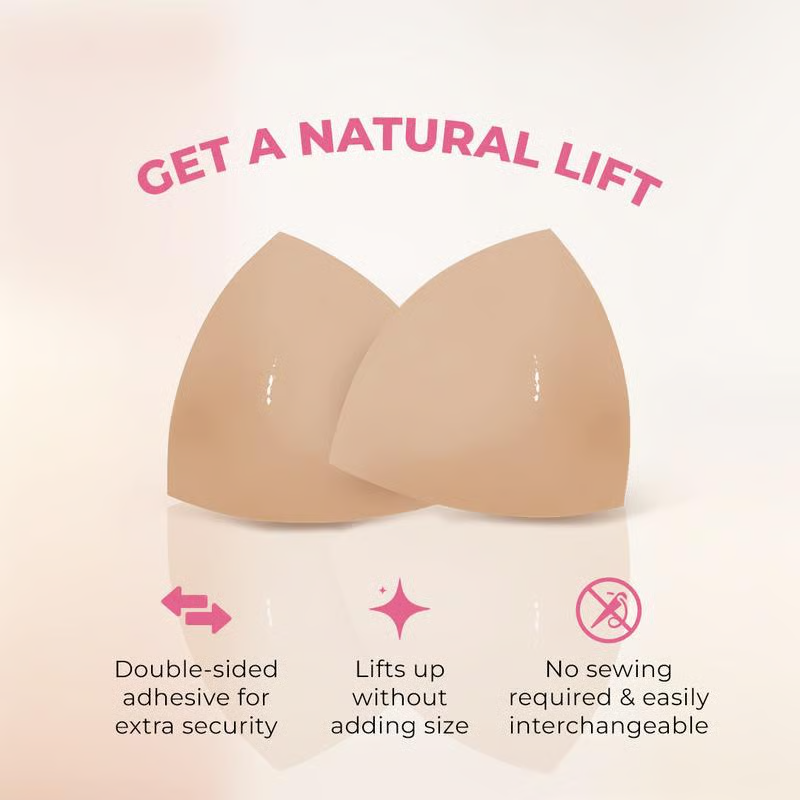 🔥Last Day 40% OFF🔥Sticky Bra Inserts - Washable & Reusable, Instant Lift🔥(Latex-free and Allergy-friendly)