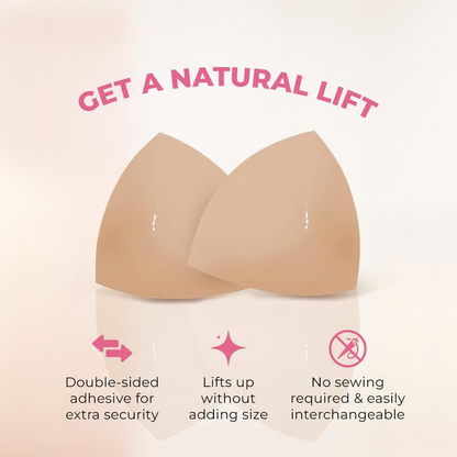 🔥Last Day 40% OFF🔥Sticky Bra Inserts - Washable & Reusable, Instant Lift🔥(Latex-free and Allergy-friendly)