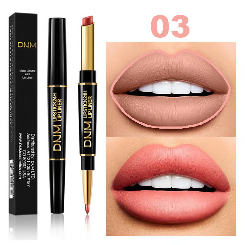 🔥2-in-1 Waterproof Lipstick Lip Liner