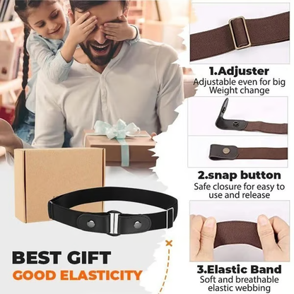 (🔥Hot Deals - 49% OFF) Buckle-Free Elastic Belt - Unisex