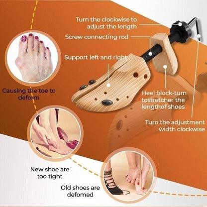 🔥Labor Day Promotion 40 % OFF🔥👞Wooden Shoe Tree[BUY 2 free shipping]
