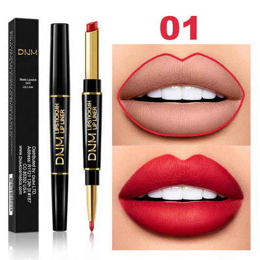 🔥2-in-1 Waterproof Lipstick Lip Liner