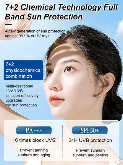 Light whitening sunscreen