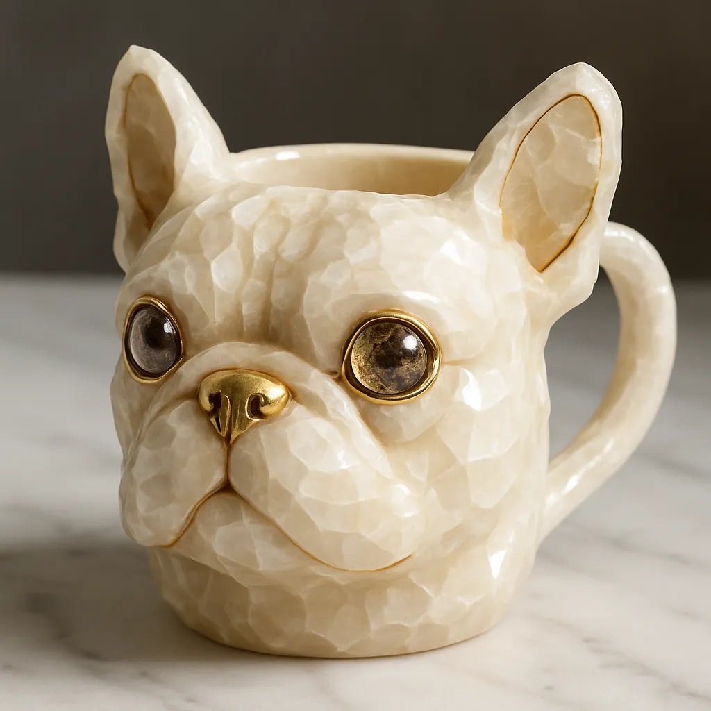 Handmade Frenchie Mug