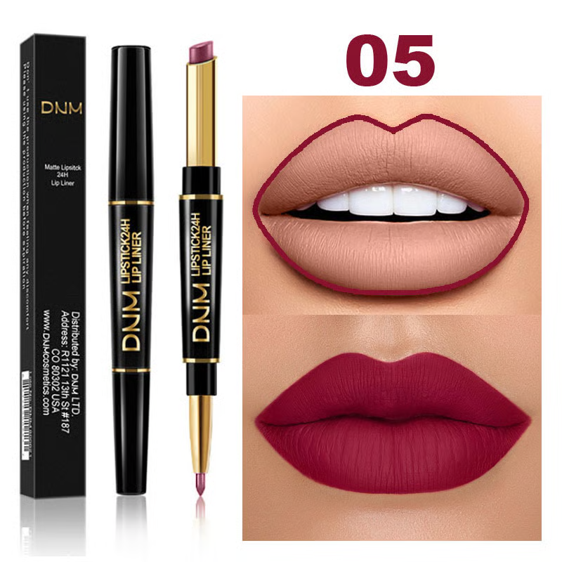 🔥2-in-1 Waterproof Lipstick Lip Liner