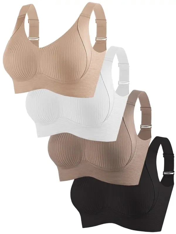 🎁 Last Day Buy 1 Get 3 Packs 🔥 Super firming bra | Wire-free push-up bra 👍 No more sagging breasts