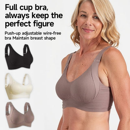 🎁 Last Day Buy 1 Get 3 Packs 🔥 Super firming bra | Wire-free push-up bra 👍 No more sagging breasts