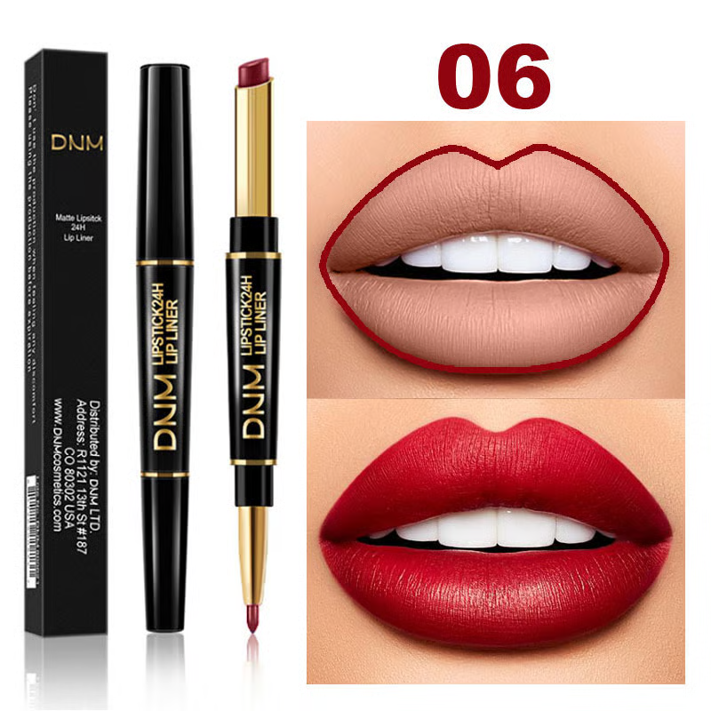 🔥2-in-1 Waterproof Lipstick Lip Liner