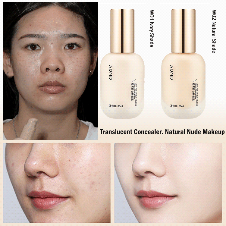 Hydrating Waterproof and Light Long-lasting Foundation