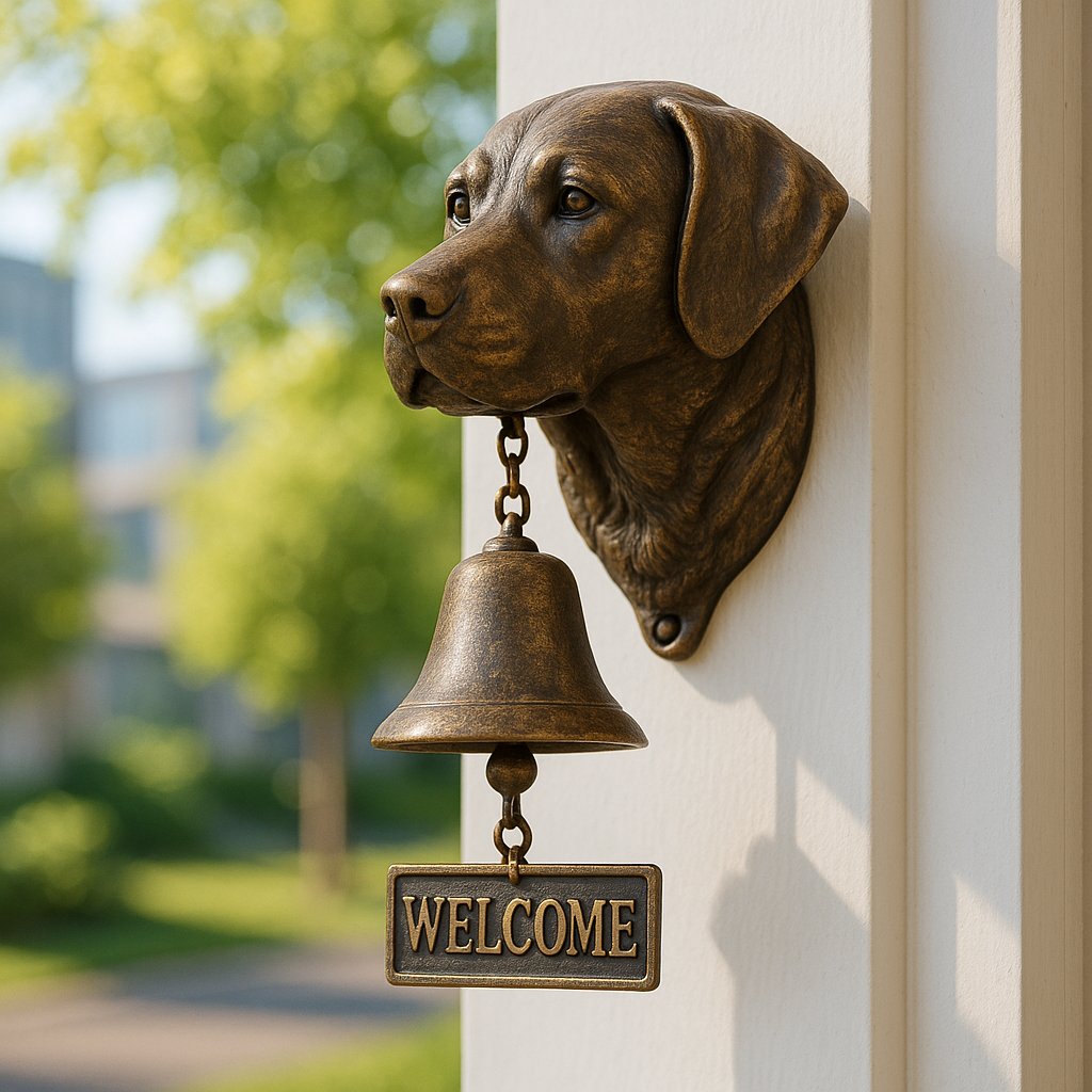 German Shepherd Welcome Bell