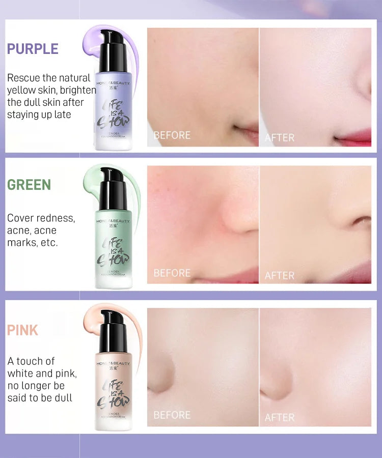 Burst water drop base cream