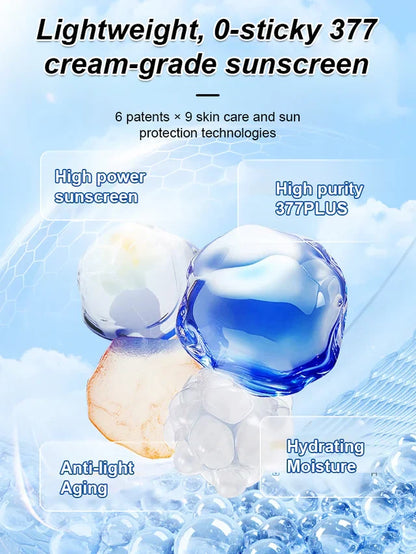 Light whitening sunscreen