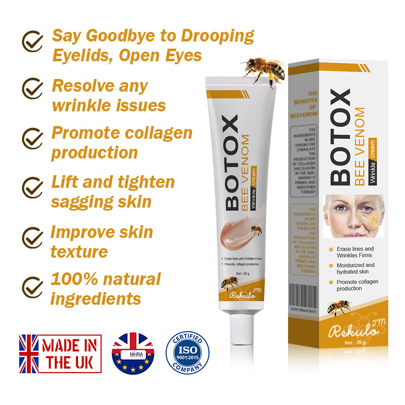 (🐝Made and Shipped from USA✅)  Botox Bee Venom Wrinkle Removal Cream- LAST DAY 70% OFF