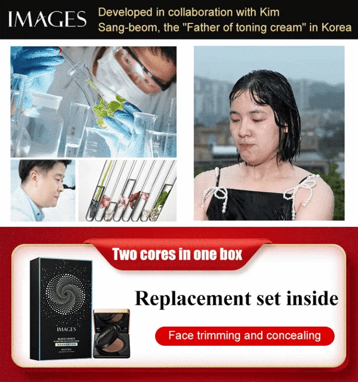 Gold concealing beauty air cushion cream