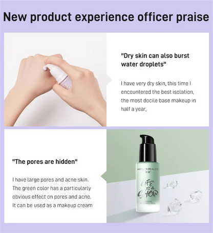 Burst water drop base cream