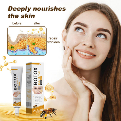 (🐝Made and Shipped from USA✅)  Botox Bee Venom Wrinkle Removal Cream- LAST DAY 70% OFF