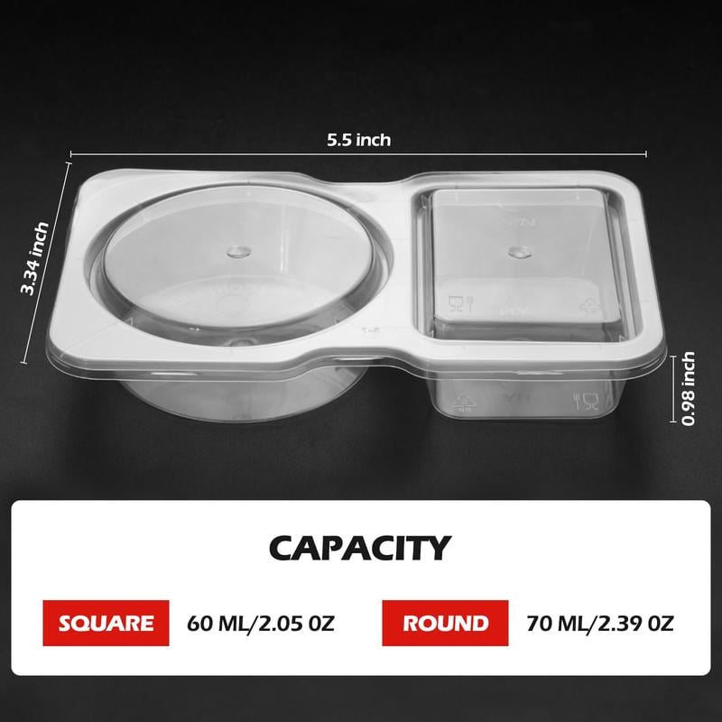 Reusable Snack Condiment Containers
