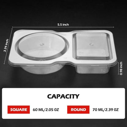 Reusable Snack Condiment Containers