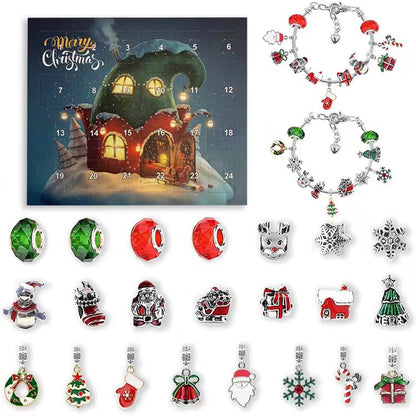 💥Buy 2 Free Shipping💥DIY Christmas Advent Calendar Bracelets Set 🎁