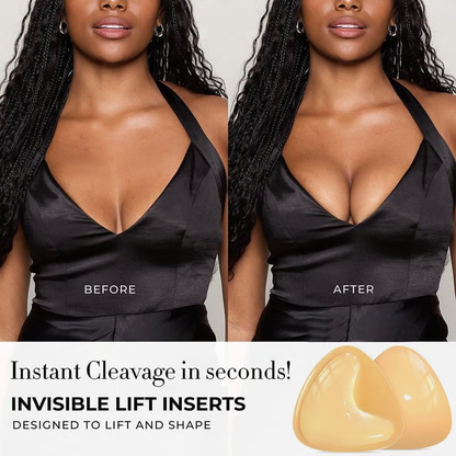 🔥Last Day 40% OFF🔥Sticky Bra Inserts - Washable & Reusable, Instant Lift🔥(Latex-free and Allergy-friendly)