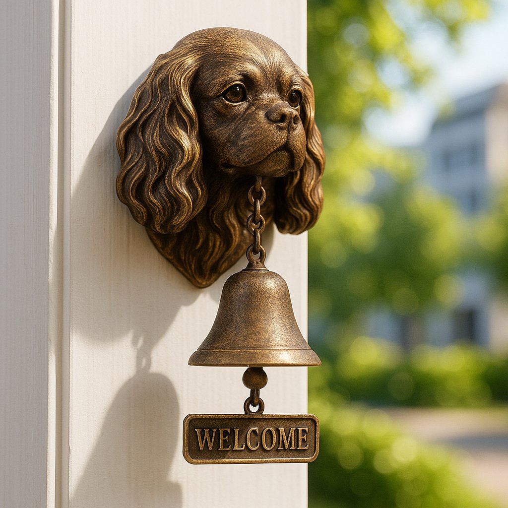 German Shepherd Welcome Bell