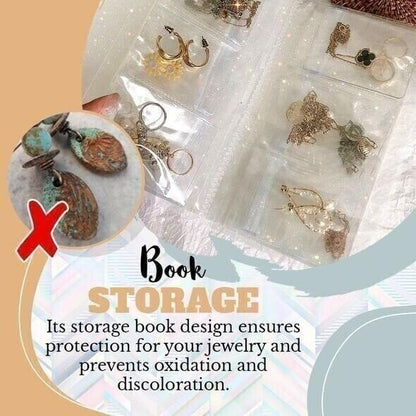 (2022 New Year Pre Sale - SAVE 50% OFF)Transparent Jewellery Storage Book Set-Buy 2 Get 1 Free- $8.5 Each Only Today!