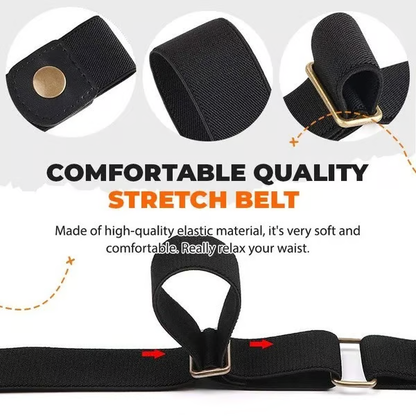 (🔥Hot Deals - 49% OFF) Buckle-Free Elastic Belt - Unisex