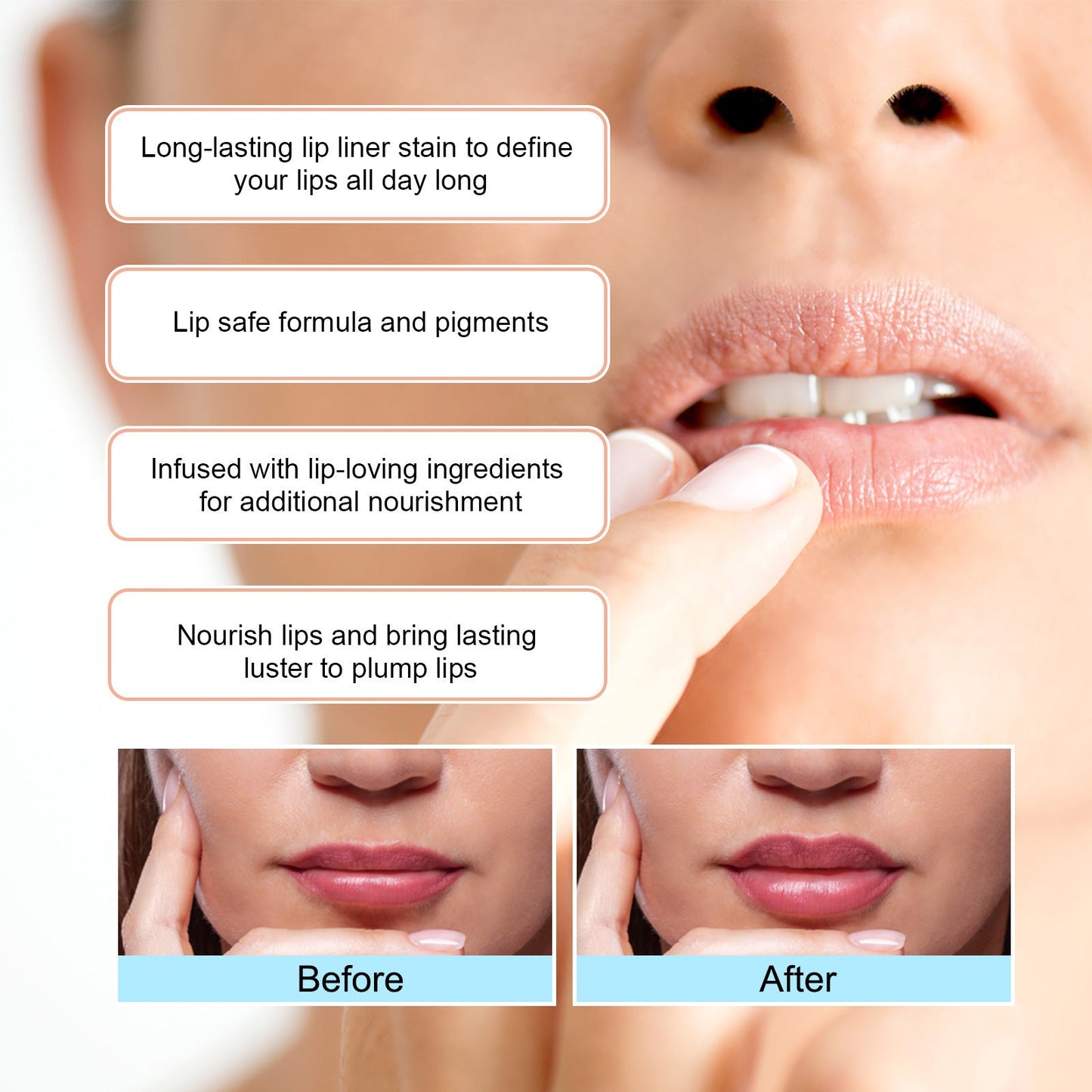 2025 HOT SALE💋Lip stain-Peel & Reveal - P-inked