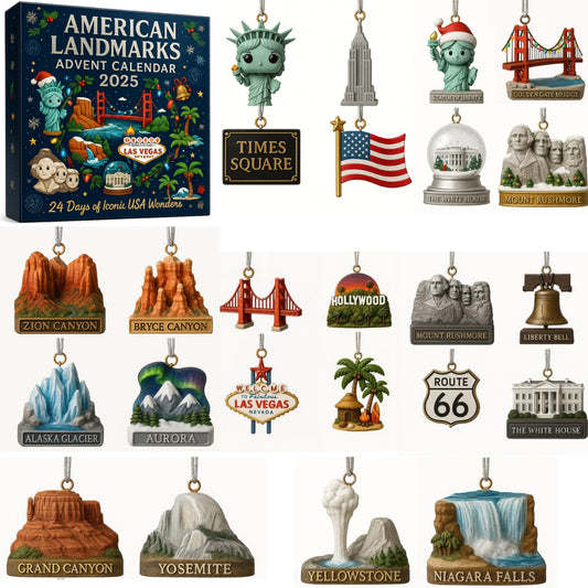 American Landmarks Advent Calendar 2025 🗽🌉🌄