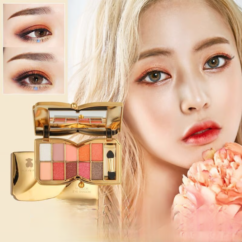 10 Colors Glitter Eyeshadow Palette