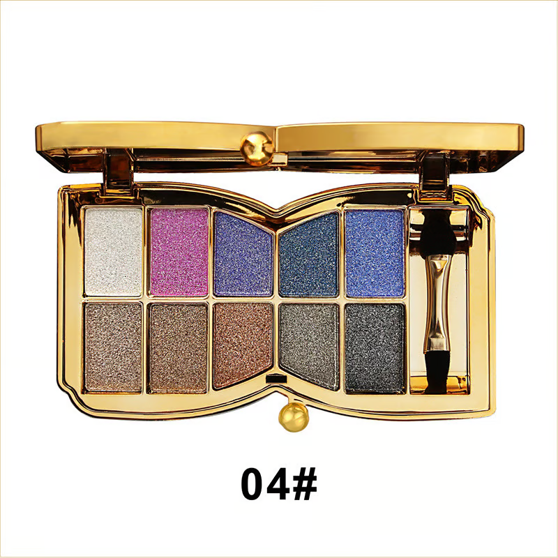 10 Colors Glitter Eyeshadow Palette