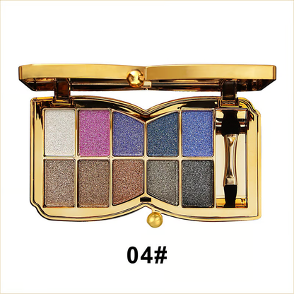 10 Colors Glitter Eyeshadow Palette
